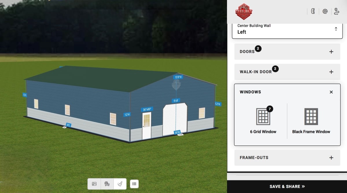 SteelBiltStructures.com 3D Designer
