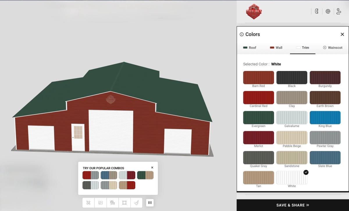 SteelBiltStructures.com 3D Designer